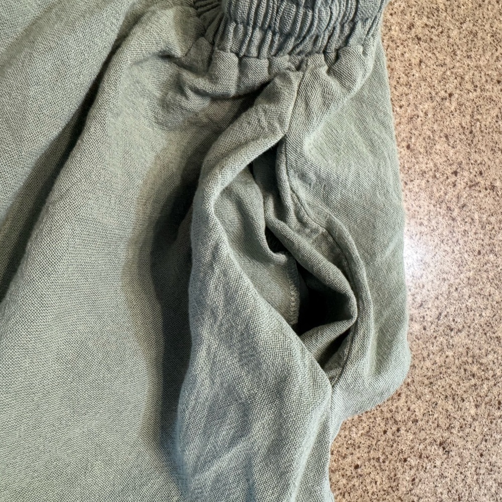 Green Ruffle Skirt - Picture 3 of 4